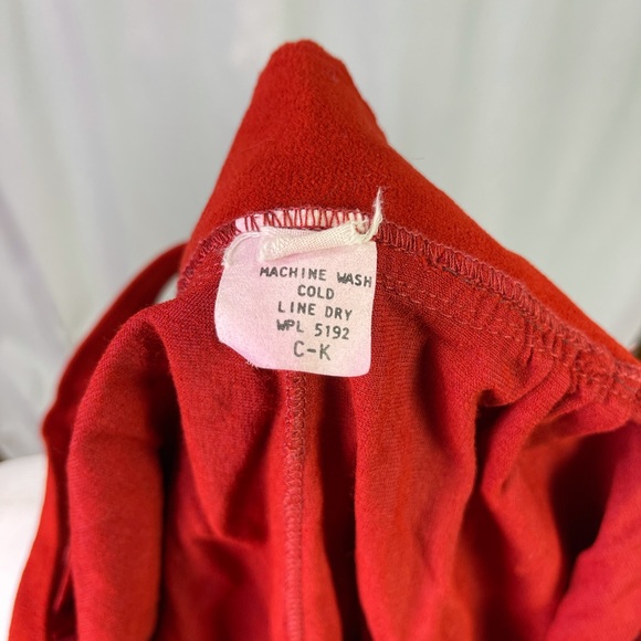 Vintage Red Summer Dress or Beach Coverup - Picture 12 of 12